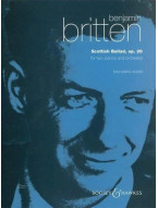Benjamin Britten: Scottish Ballad Op. 26 (noty na čtyřruční klavír)