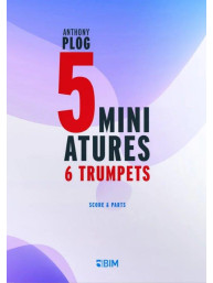Anthony Plog: 5 Miniatures (noty na trubku, sextet)