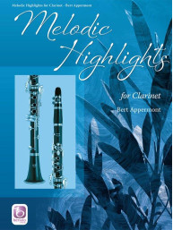 Bert Appermont: Melodic Highlights (noty na klarinet)(+audio)