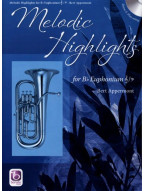 Bert Appermont: Melodic Highlights (noty na eufonium)(+audio)