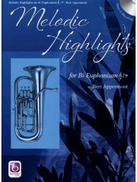 Bert Appermont: Melodic Highlights (noty na eufonium)(+audio)