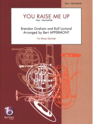 Josh Groban: You Raise Me Up (noty pro žesťový dechový kvintet, party, partitura)