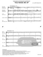 Josh Groban: You Raise Me Up (noty pro žesťový dechový kvintet, party, partitura)