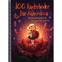 100 Kinderlieder für Akkordeon (noty na akordeon)