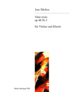 Jean Sibelius: Valse Triste Op.44/1  (noty na housle, klavír)