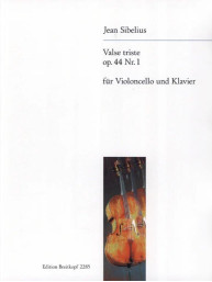 Jean Sibelius: Valse Triste Op.44/1  (noty na violoncello, klavír)