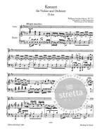W.A. Mozart: Konzert Nr. 7 D-Dur KV 271a (noty na housle, klavír)