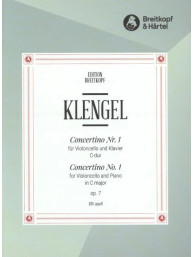 Julius Klengel: Concertino Nr.1 C-Dur Op.7 (noty na violoncello, klavír)