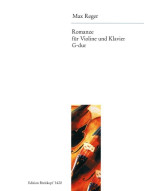 Max Reger: Romanze G-Dur (noty na housle, klavír)