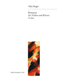 Max Reger: Romanze G-Dur (noty na housle, klavír)