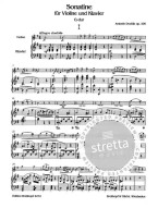 Antonín Dvořák: Sonatine G Op.100  (noty na housle, klavír)