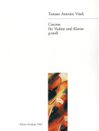 Tomaso Antonio Vitali: Ciacona G minor (noty na housle, klavír)