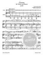 Tomaso Antonio Vitali: Ciacona G minor (noty na housle, klavír)