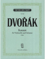 Antonín Dvořák: Konzert A-Dur (noty na violoncello, klavír)