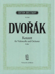 Antonín Dvořák: Konzert A-Dur (noty na violoncello, klavír)