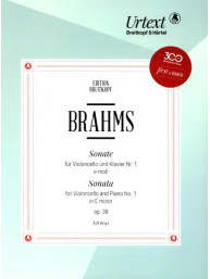 Johannes Brahms: Sonata No.1 In E Minor (noty na violoncello, klavír)