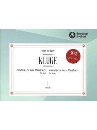 Manfred Kluge: Fantasie In Drei Rhythmen (noty na varhany)