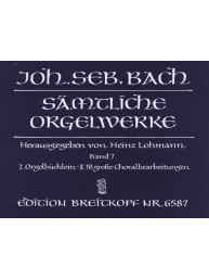 Johann Sebastian Bach: Sämtliche Orgelwerke 7 (noty na varhany)