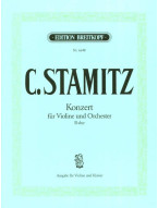 Carl Stamitz: Konzert B-dur (noty na housle, klavír)