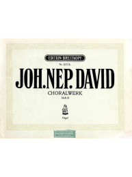 Johann Nepomuk David: Choralwerk 2 (noty na varhany)