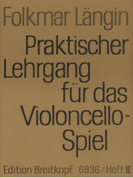 Folkmar Längin: Praktischer Lehrgang für das Violoncello-Spiel 3 (noty na violoncello)
