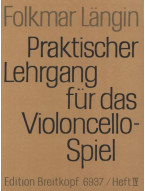 Folkmar Längin: Praktischer Lehrgang für das Violoncello-Spiel 4 (noty na violoncello)