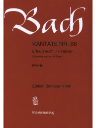 J.S. Bach: Kantate BWV 66 Erfreut euch, ihr Herzen (noty na klavír, zpěv)