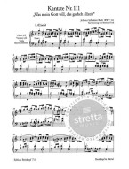 Johann Sebastian Bach: Kantate BWV 111 Was mein Gott will, das gscheh allzeit (noty na sborový zpěv, klavír)
