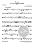Ludwig van Beethoven: Sonate F-dur op. 17 (noty na violoncello, klavír)