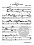 Giuseppe Tartini: Viola da Gamba-Konzert D-dur (noty na violoncello, klavír)