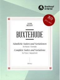 Dietrich Buxtehude: Sämtliche Suiten und Variationen (noty na klavír)
