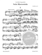 Max Bruch: Sechs Klavierstucke Op.12 (noty na klavír)