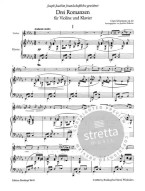 Clara Schumann: 3 Romanzen op. 22 (noty na housle, klavír)