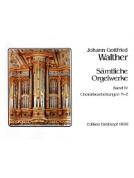 Johann Gottfried Walther: Complete Organ Works 4 (noty na varhany)