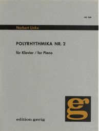 Norbert Linke: Polyrhythmika, Nr. 2 (noty na klavír)