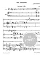 Beethoven: Zwei Romanzen G-dur op. 40 und F-dur op. 50 (noty na housle, klavír)