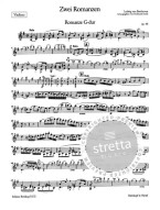 Beethoven: Zwei Romanzen G-dur op. 40 und F-dur op. 50 (noty na housle, klavír)