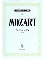 Wolfgang Amadeus Mozart: Zauberflöte KV 620 (noty na klavír, zpěv)