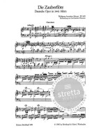 Wolfgang Amadeus Mozart: Zauberflöte KV 620 (noty na klavír, zpěv)