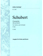 Franz Schubert: Konzertstück D-dur D 345 (noty na housle, klavír)