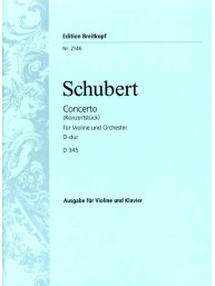 Franz Schubert: Konzertstück D-dur D 345 (noty na housle, klavír)