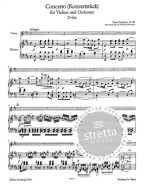 Franz Schubert: Konzertstück D-dur D 345 (noty na housle, klavír)