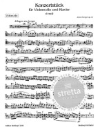 Julius Klengel: Konzertstück d-moll op. 10 (noty na violoncello, klavír)