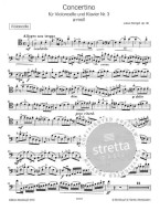 Julius Klengel: Concertino Nr. 3 a-moll op. 46 (noty na violoncello, klavír)