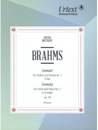 Johannes Brahms: Sonate Nr. 1 G-dur op. 78 (noty na housle, klavír)