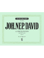 Johann Nepomuk David: 12 Orgelfugen Nr. 10 F-Dur Wk 66 (noty na varhany)