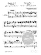 Johann Sebastian Bach: Cantata No. 4 Christ Lag In Todes Banden (noty na sborový zpěv, klavír)