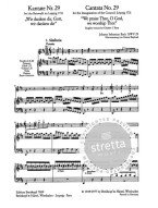 J.S. Bach: Kantate BWV 29 „Wir danken dir, Gott, wir danken dir“ (noty na sborový zpěv, klavír)