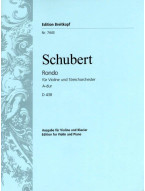 Franz Schubert: Rondo A-dur D 438 (noty na housle, klavír)