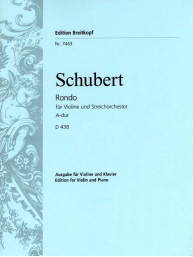 Franz Schubert: Rondo A-dur D 438 (noty na housle, klavír)